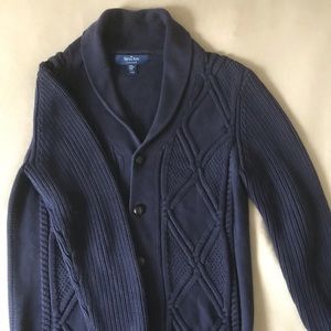 The Savile Row Company Navy Blue Cardigan